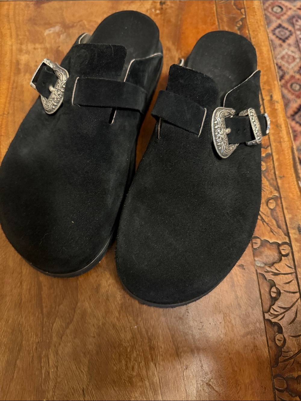 All Saints Suede Carlos Mules